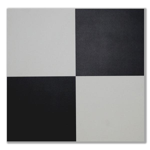 Loose Lay Vinyl Floor Tiles - KS3402 (Black ) KS3401 (White) Checker1
