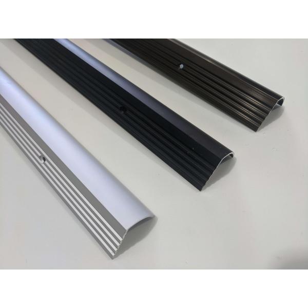 ALUMINIUM RIPPLETRIM NAIL STAIRNOSING 3.3m LENGTH